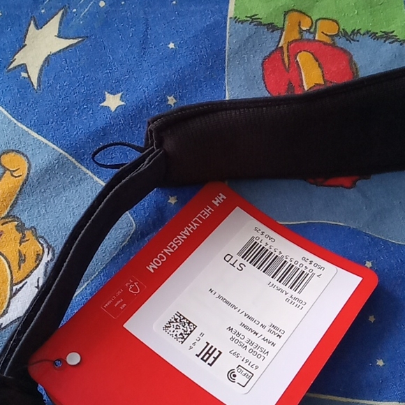 New!! Helly Hansen Visor Golf Hat Dark Navy Blue Baseball Cap - Picture 6 of 9